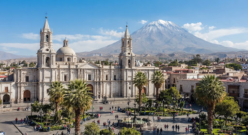 Paisaje de Arequipa, Perú
